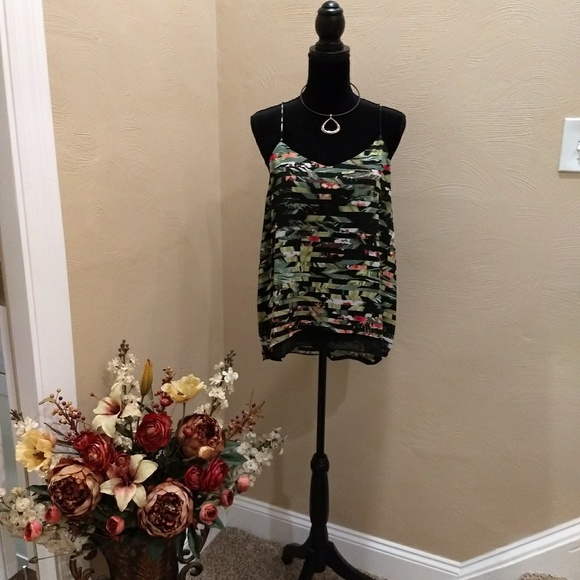 a.n.a multicolor strappy tank - Picture 6 of 7